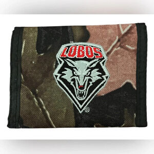 Camouflage UNM Lobos Velcro Wallet